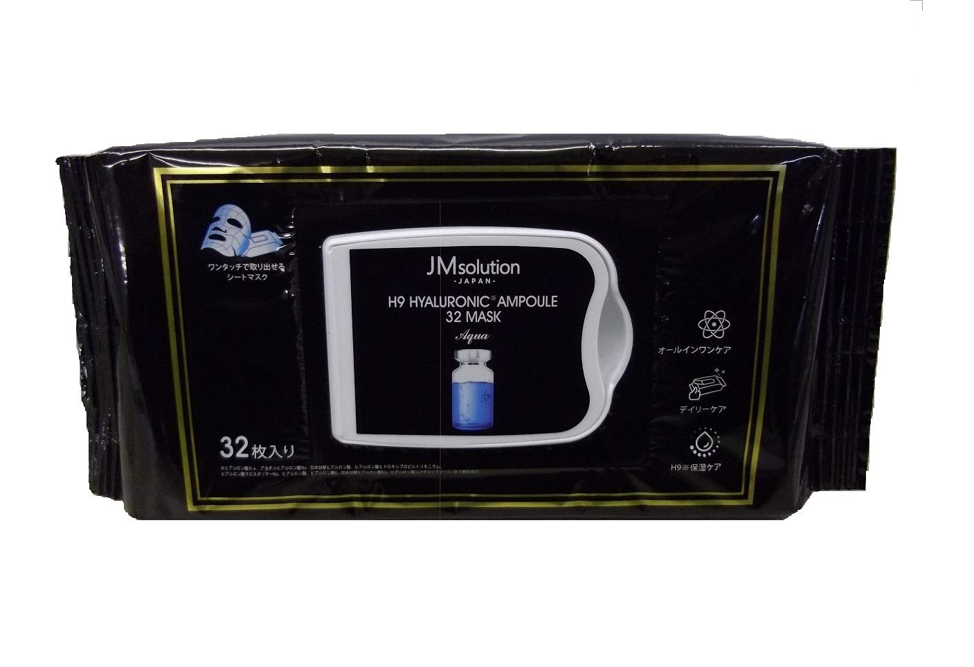 JMsolution H9 Hyaluronic Ampoule 32 Mask AQUA 32 Masks
JMsolution H9 Hyaluronic Ampoule 32 Mask AQUA 32 Masks