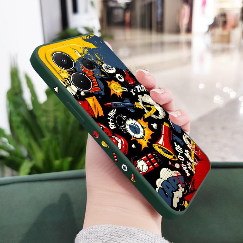 Cartoon Blast Phone Case For Xiaomi Redmi Note 14 13 12 12S 11 11S 10 10S Pro Plus 15 15C 14C 4G 5G Silicone Cover Redmi Note14 4G темно-зеленого
Cartoon Blast Phone Case For Xiaomi Redmi Note 14 13 12 12S 11 11S 10 10S Pro Plus 15 15C 14C 4G 5G Silicone Cover Redmi Note14 4G темно-зеленого