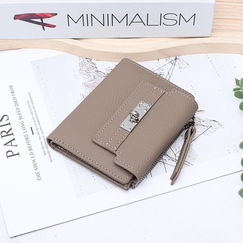 Women s Full Genuine Leather Short Wallet, Large Capacity Tri-fold Coin Purse with Multiple Card Slots for ID and Change
Women s Full Genuine Leather Short Wallet, Large Capacity Tri-fold Coin Purse with Multiple Card Slots for ID and Change