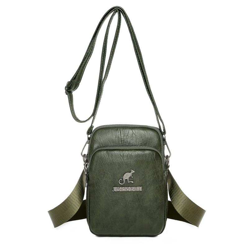 Роскошная дизайнерская мини-женская сумка на плечо, однотонный дизайн, высококачественная кожаная женская сумка-мессенджер, сумка для мобильного телефона Sac Femme