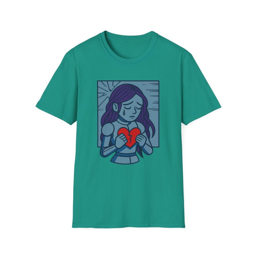 Unisex Softstyle T-Shirt Sad Android Girl Broken Heart Cyberpunk Art Tee 3XL
Unisex Softstyle T-Shirt Sad Android Girl Broken Heart Cyberpunk Art Tee 3XL