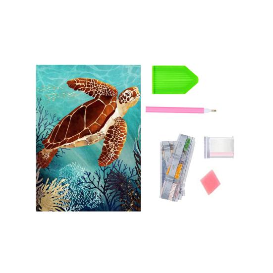 1 комплект алмазной живописи, реалистичный DIY 5D узор морской черепахи, стразы, художественный набор для украшения дома
1 комплект алмазной живописи, реалистичный DIY 5D узор морской черепахи, стразы, художественный набор для украшения дома