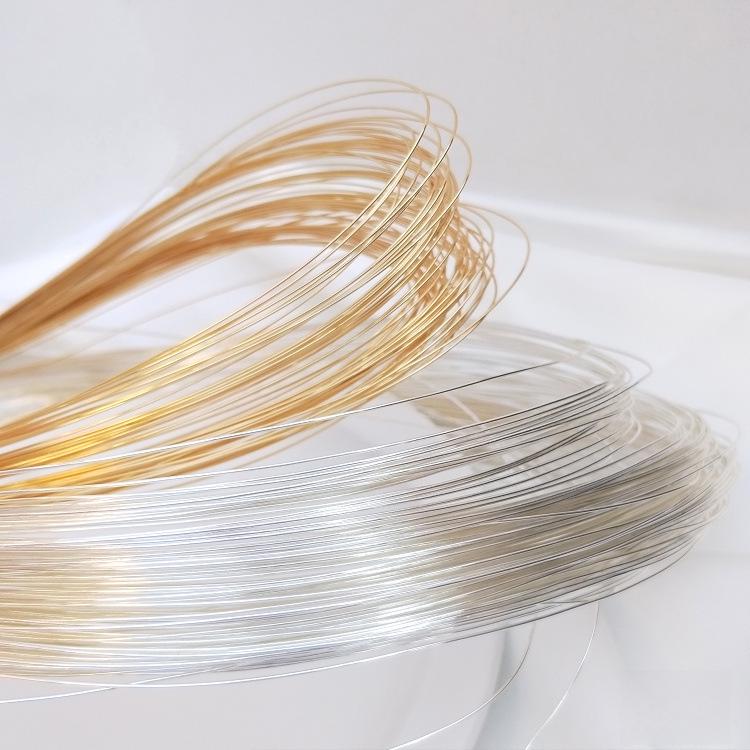 Anti-Fading Soft Wire for Jewelry Making: 14K Gold, Silver, Copper for DIY Creations Silver 0.3mm Soft Wire 1m
Anti-Fading Soft Wire for Jewelry Making: 14K Gold, Silver, Copper for DIY Creations Silver 0.3mm Soft Wire 1m