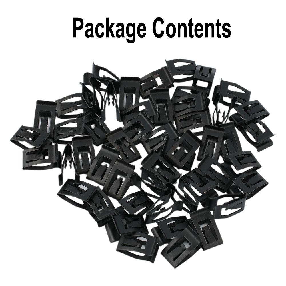 Practical Bumper Car Clips Set Metal Parts Retainer Rivet Trim 50pcs Accessories Used Widely Automotive Black Console CHINA
Practical Bumper Car Clips Set Metal Parts Retainer Rivet Trim 50pcs Accessories Used Widely Automotive Black Console CHINA
