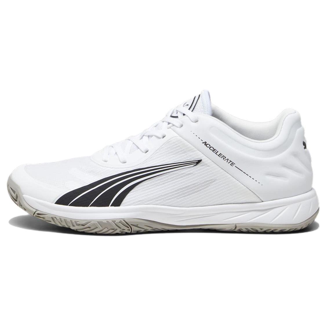 New Puma Women s Accelerate Turbo White Black Concrete Grey 107340-02 44.5
New Puma Women s Accelerate Turbo White Black Concrete Grey 107340-02 44.5