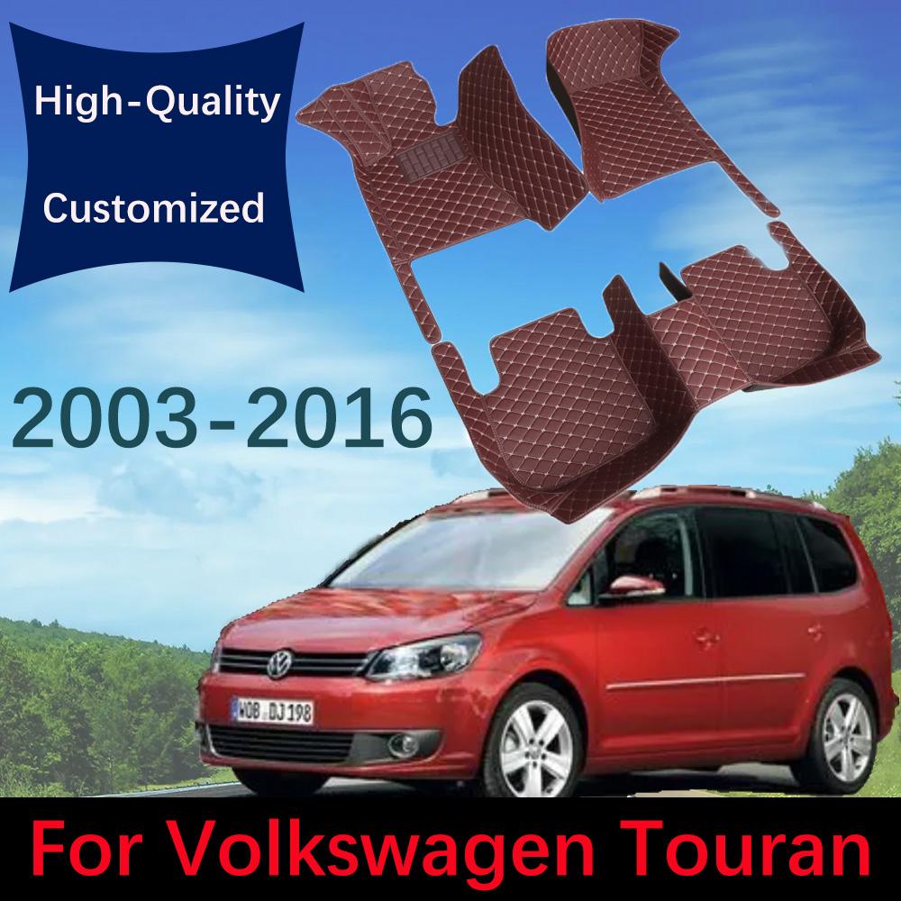 Кожаные автомобильные коврики на заказ для VW Volkswagen Touran 1T 2003 2004 2005 2006-2014 2015 2016 автомобильные коврики для ног
Кожаные автомобильные коврики на заказ для VW Volkswagen Touran 1T 2003 2004 2005 2006-2014 2015 2016 автомобильные коврики для ног