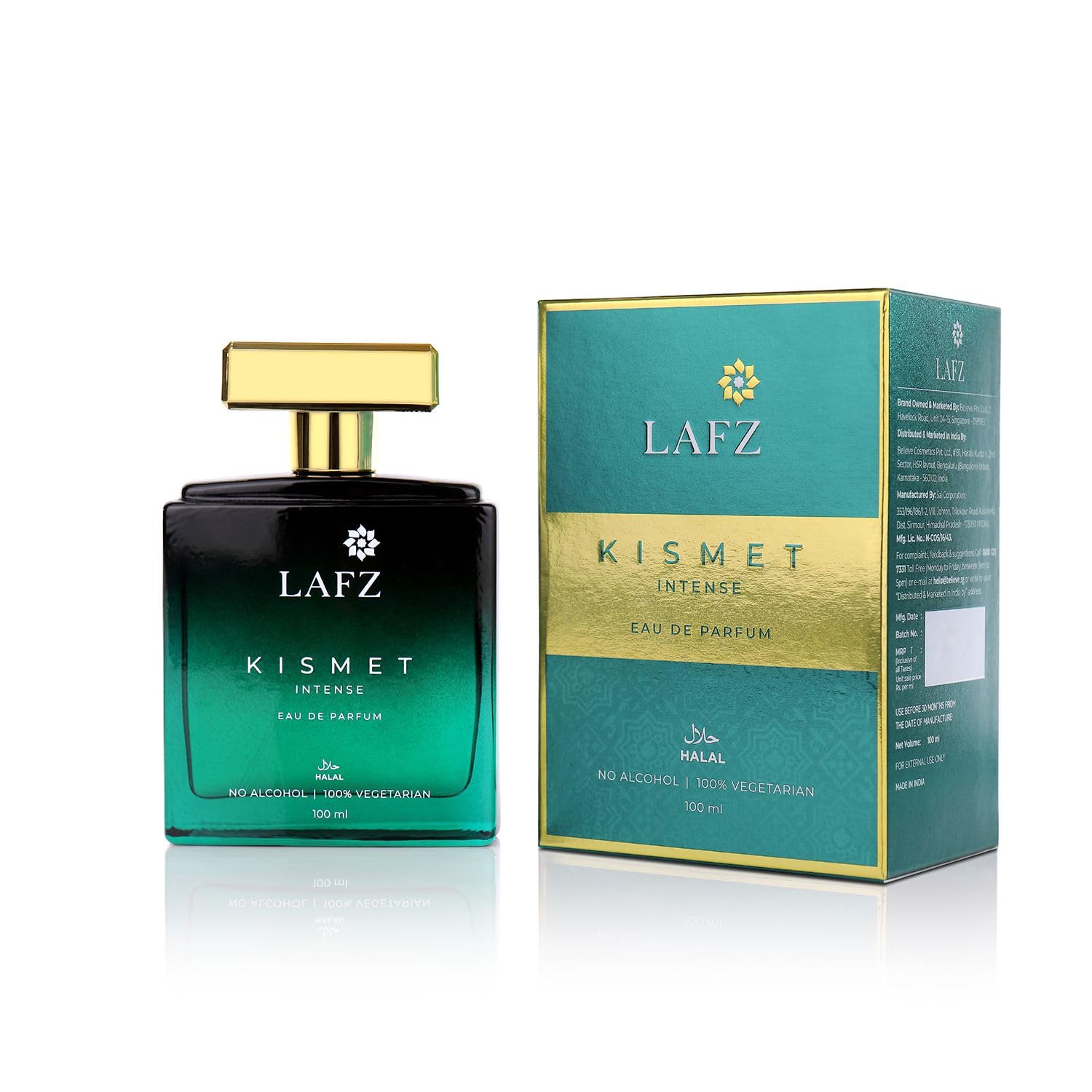 LAFZ Безалкогольные духи Kismet Intense Eau de Parfum(электронная обработка данных) Для мужчин и женщин - 100 мл 100 ML
LAFZ Безалкогольные духи Kismet Intense Eau de Parfum(электронная обработка данных) Для мужчин и женщин - 100 мл 100 ML