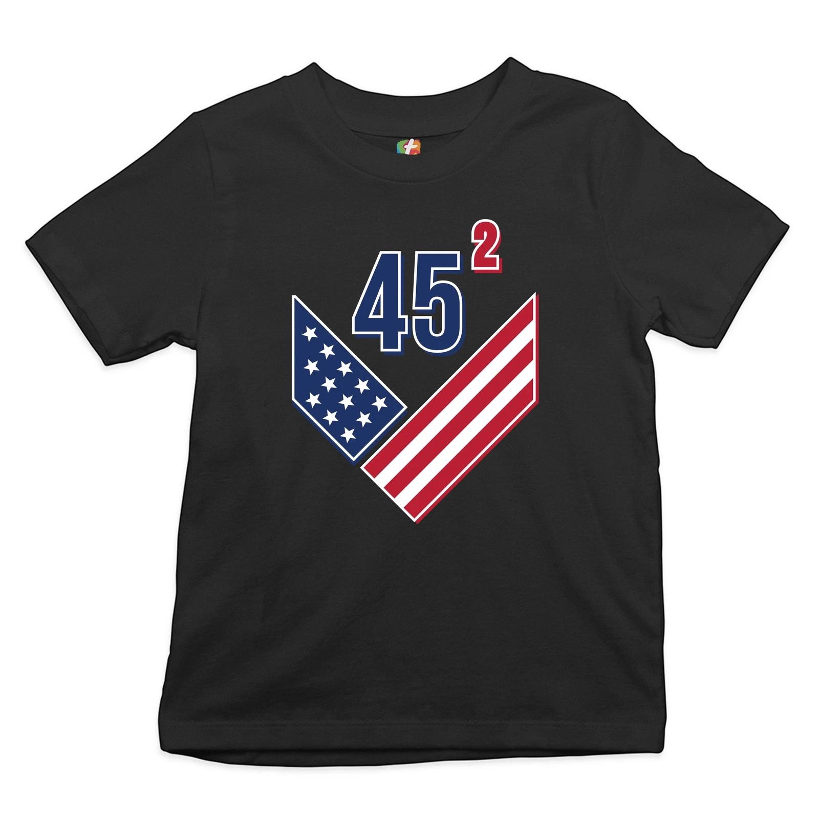 45 Squared Youth kids boys T-Shirt Two Terms Re-Elect Donald Trump Conservative Kids 120
45 Squared Youth kids boys T-Shirt Two Terms Re-Elect Donald Trump Conservative Kids 120