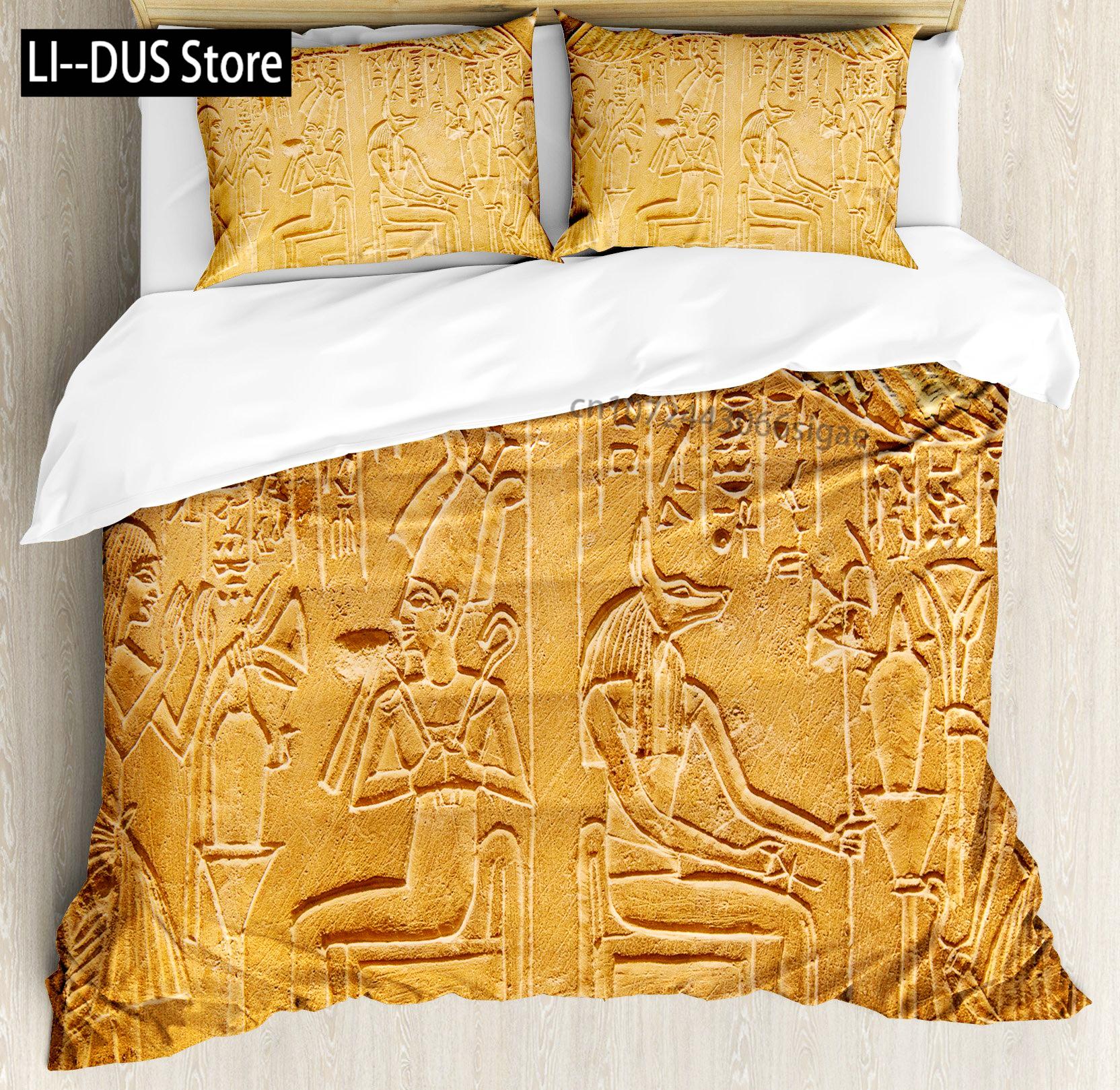 Pharaoh Bedding Sets, Full Size Egypt Decor Comforter Cover Set For Adult Women Boys Bedroom Home Decor, Egyptian Duvet Cover EU single(135x200cm)
Pharaoh Bedding Sets, Full Size Egypt Decor Comforter Cover Set For Adult Women Boys Bedroom Home Decor, Egyptian Duvet Cover EU single(135x200cm)