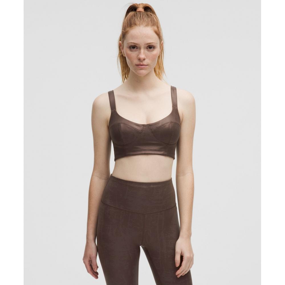 Lululemon Everlux Longline Workout BrA Light Support A B Cup mAtte Foil mAtte Shine Espresso XXS
Lululemon Everlux Longline Workout BrA Light Support A B Cup mAtte Foil mAtte Shine Espresso XXS