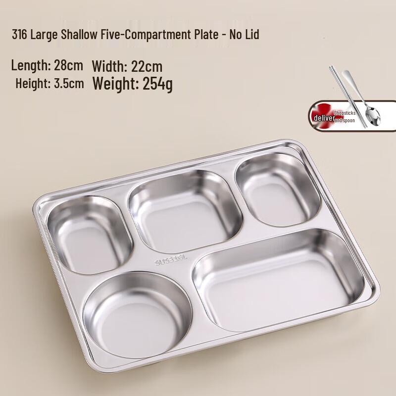 Stainless Steel Divided Lunch Tray
Stainless Steel Divided Lunch Tray