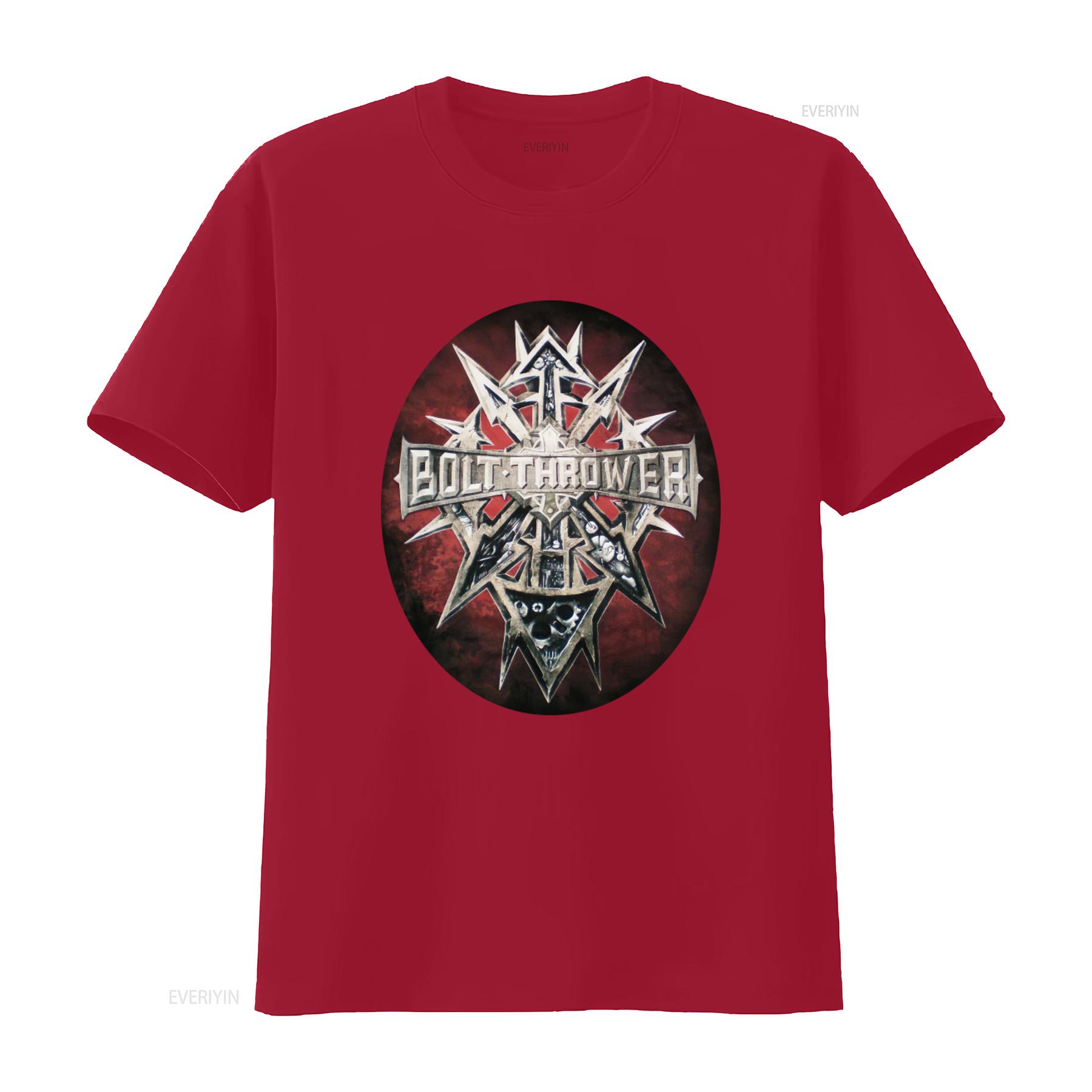 Bolt Thrower T Shirt Medium Size Heavy Metal Band Design Skull Spikes Print Perfect for Rock Fans vintage Washed Versatile S
Bolt Thrower T Shirt Medium Size Heavy Metal Band Design Skull Spikes Print Perfect for Rock Fans vintage Washed Versatile S