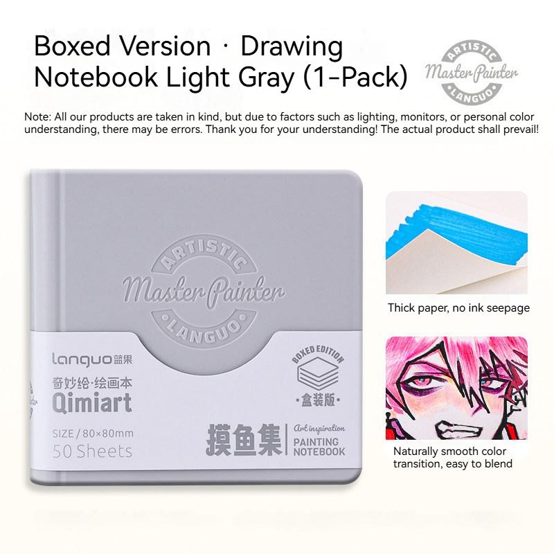 50 Sheets Portable Drawing Sketchbook Thick Cardboard Mini Acrylic Marker Pens Colored Pencils Art Book for Watercolor Painting світло-сірий колір
50 Sheets Portable Drawing Sketchbook Thick Cardboard Mini Acrylic Marker Pens Colored Pencils Art Book for Watercolor Painting світло-сірий колір