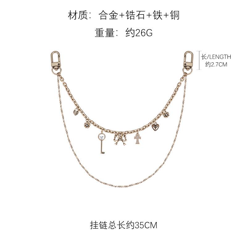 Original design versatile double-layer bow love trouser chain high-end personalized accessories hanging chain trendy waist chain
Original design versatile double-layer bow love trouser chain high-end personalized accessories hanging chain trendy waist chain