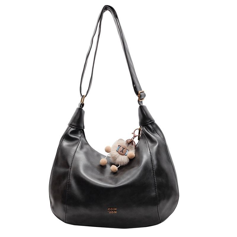 Premium sense bag women s large-capacity tote bag 2025 new commuter bag versatile fashion big bag single shoulder oblique span bag no pendant чёрный
Premium sense bag women s large-capacity tote bag 2025 new commuter bag versatile fashion big bag single shoulder oblique span bag no pendant чёрный