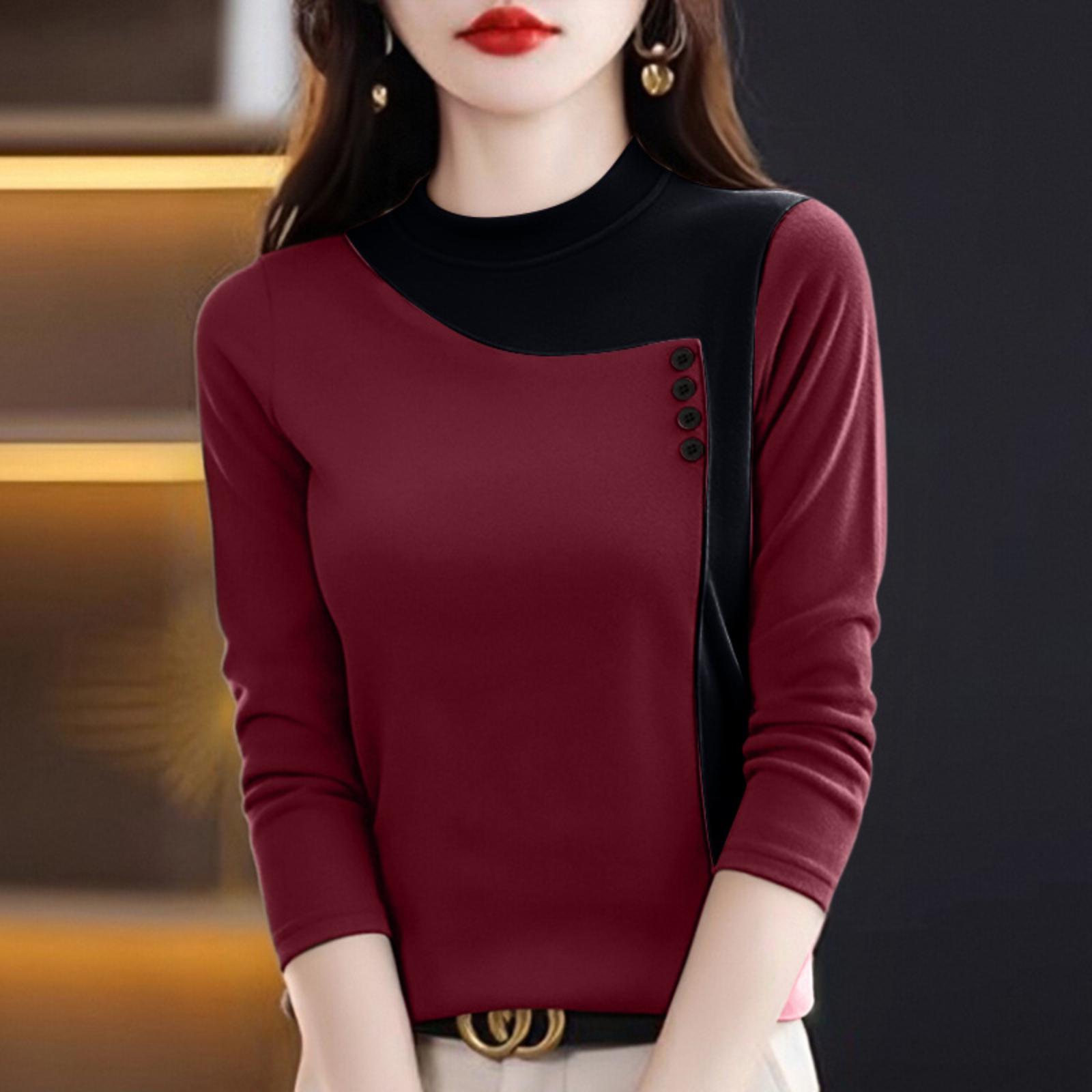 Women s Half,fleece,lined, Half,high,neck, Color,blocked Top, Fashionable Base Layer XXXL червоний
Women s Half,fleece,lined, Half,high,neck, Color,blocked Top, Fashionable Base Layer XXXL червоний