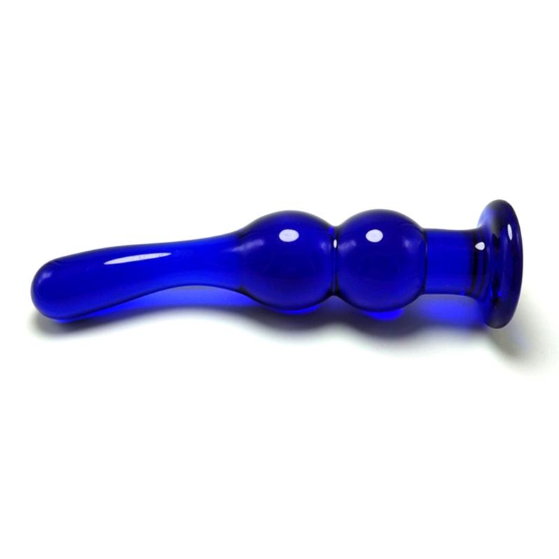 Buy Sex Pyrex Glass Dildo Artificial Male Genital Penis Anal Butt Plug