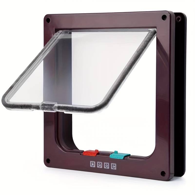 Pet Door 4 Way Locking Security Lock ABS Dog Cat Weatherproof Flap Door Controllable Switch Direction Doors Small Pet Supplies S 7.52x7.83x0.78in
Pet Door 4 Way Locking Security Lock ABS Dog Cat Weatherproof Flap Door Controllable Switch Direction Doors Small Pet Supplies S 7.52x7.83x0.78in