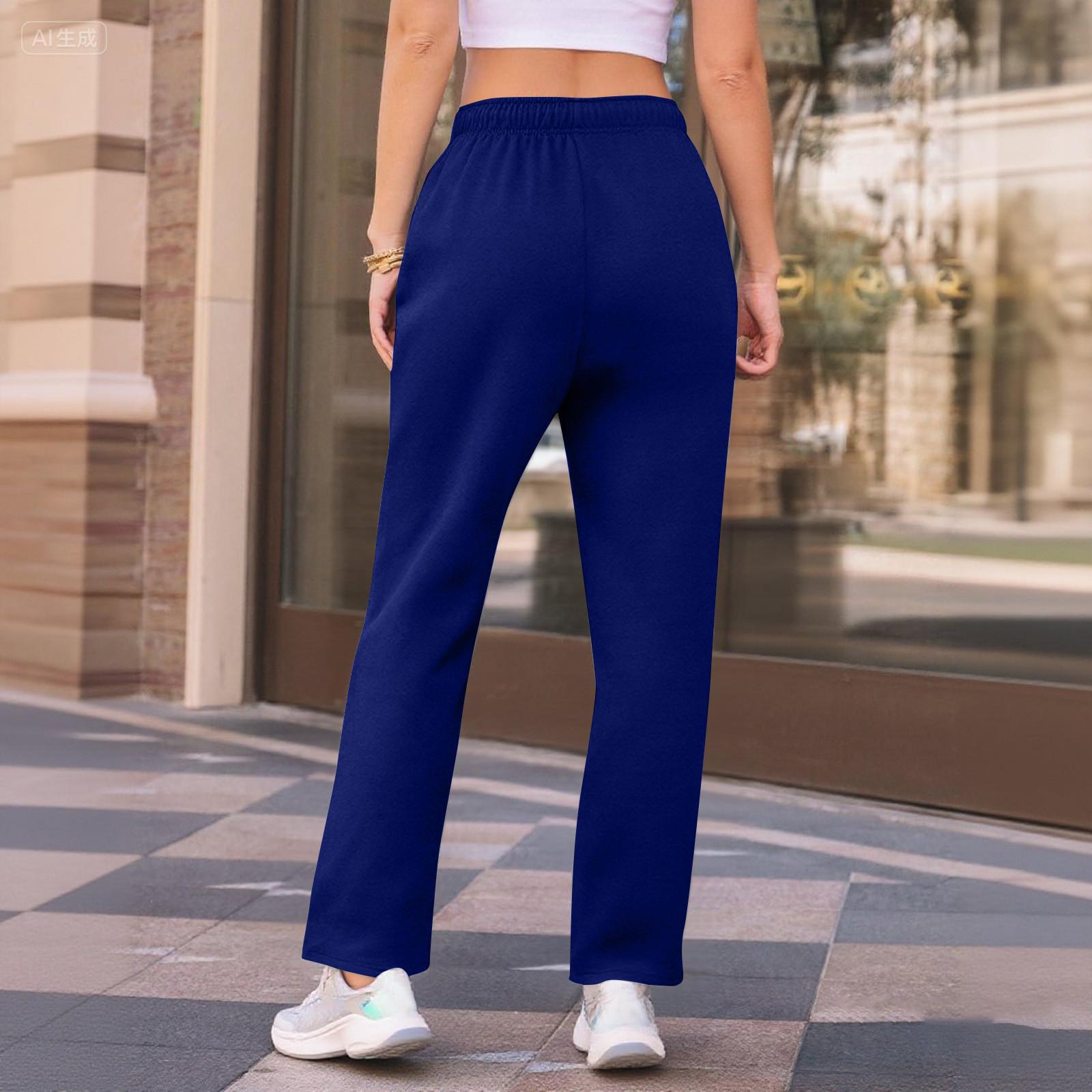 Women s Wide Leg Track Pants Fleece Lined Loose Straight Casual Pants Sports Jogger Pants With Pockets S
Women s Wide Leg Track Pants Fleece Lined Loose Straight Casual Pants Sports Jogger Pants With Pockets S