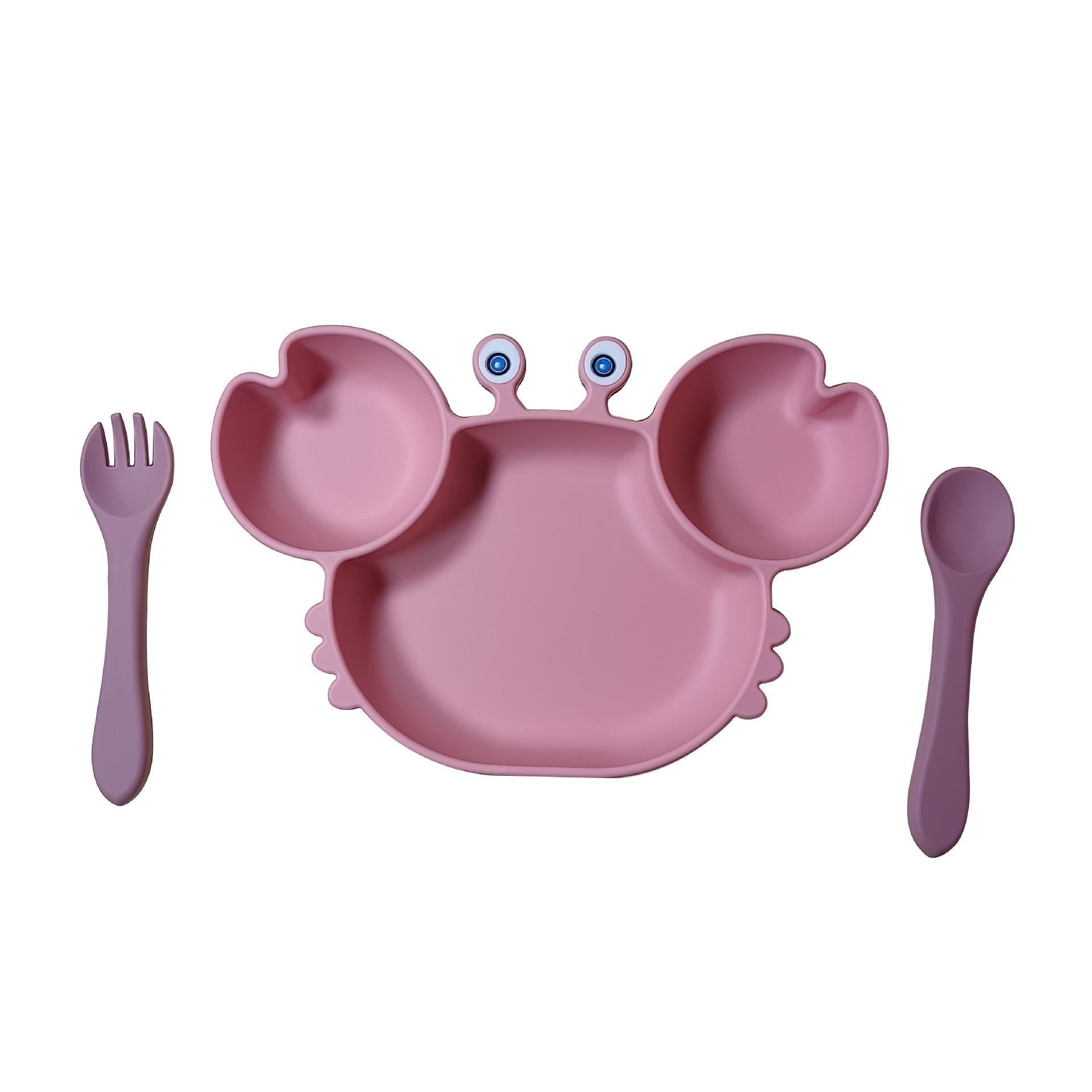 3 шт./набір дитячого мультяшного посуду безпечна силіконова тарілка ложка вилка посуд для годування дитини
3 шт./набір дитячого мультяшного посуду безпечна силіконова тарілка ложка вилка посуд для годування дитини