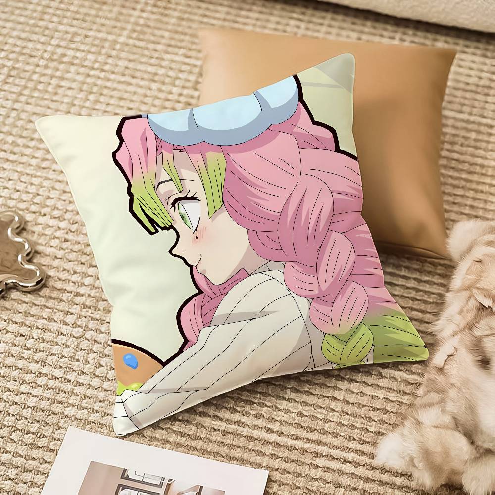 Cartoon D-DemonS S-SlayerS Pillow Case Anti-dustmite Invisible Zipper Sofa Bed 12x12Inch
Cartoon D-DemonS S-SlayerS Pillow Case Anti-dustmite Invisible Zipper Sofa Bed 12x12Inch