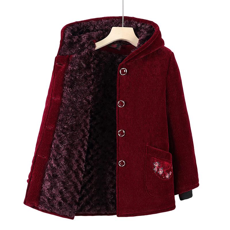Mom s Stylish Fleece-Lined Winter Jacket for Middle-Aged and Elderly 4XL (67-72 kg) вино красного
Mom s Stylish Fleece-Lined Winter Jacket for Middle-Aged and Elderly 4XL (67-72 kg) вино красного