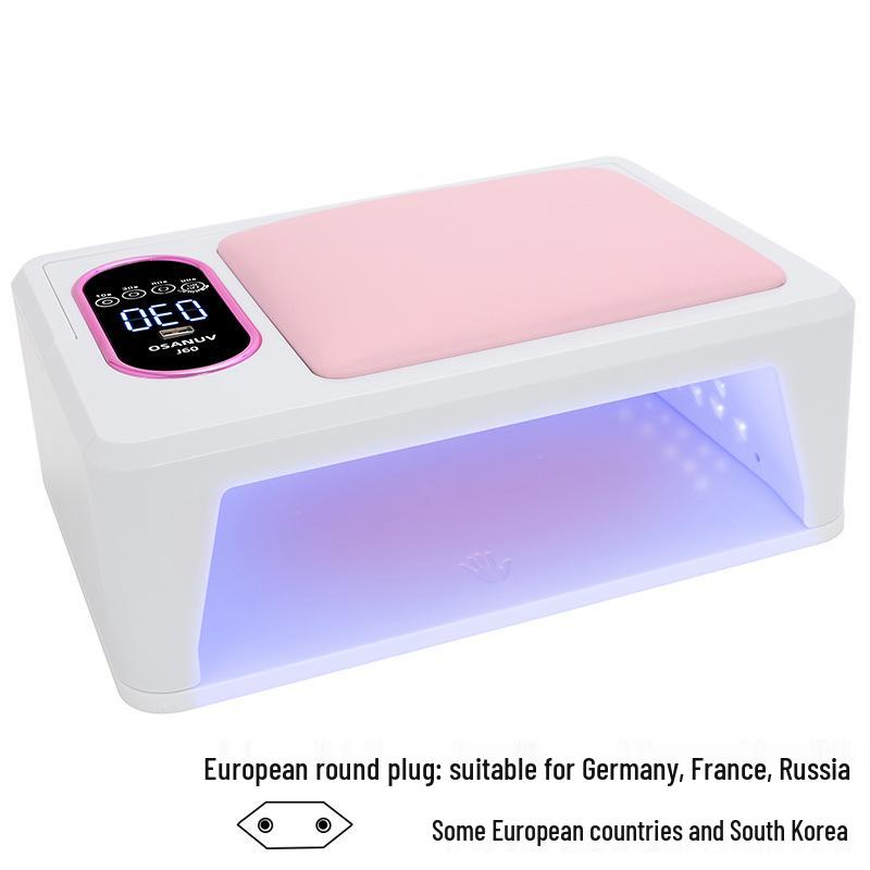 Мощная носимая лампа для ногтей: Аппарат для фототерапии против потемнения с подставкой для рук и просторным дизайном.
Мощная носимая лампа для ногтей: Аппарат для фототерапии против потемнения с подставкой для рук и просторным дизайном.