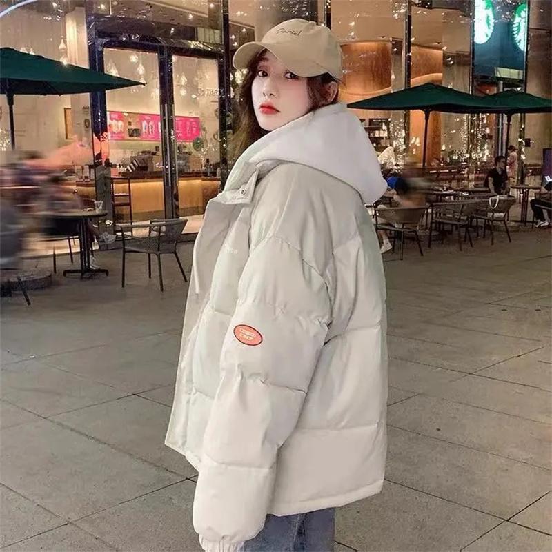 2025 New Korean Winter Parka Women Puffer Jacket Hooded Cotton-padded Thicken Warm Coat Pocket Loose Casual Parkas Overcoat XXXL off білий колір
2025 New Korean Winter Parka Women Puffer Jacket Hooded Cotton-padded Thicken Warm Coat Pocket Loose Casual Parkas Overcoat XXXL off білий колір