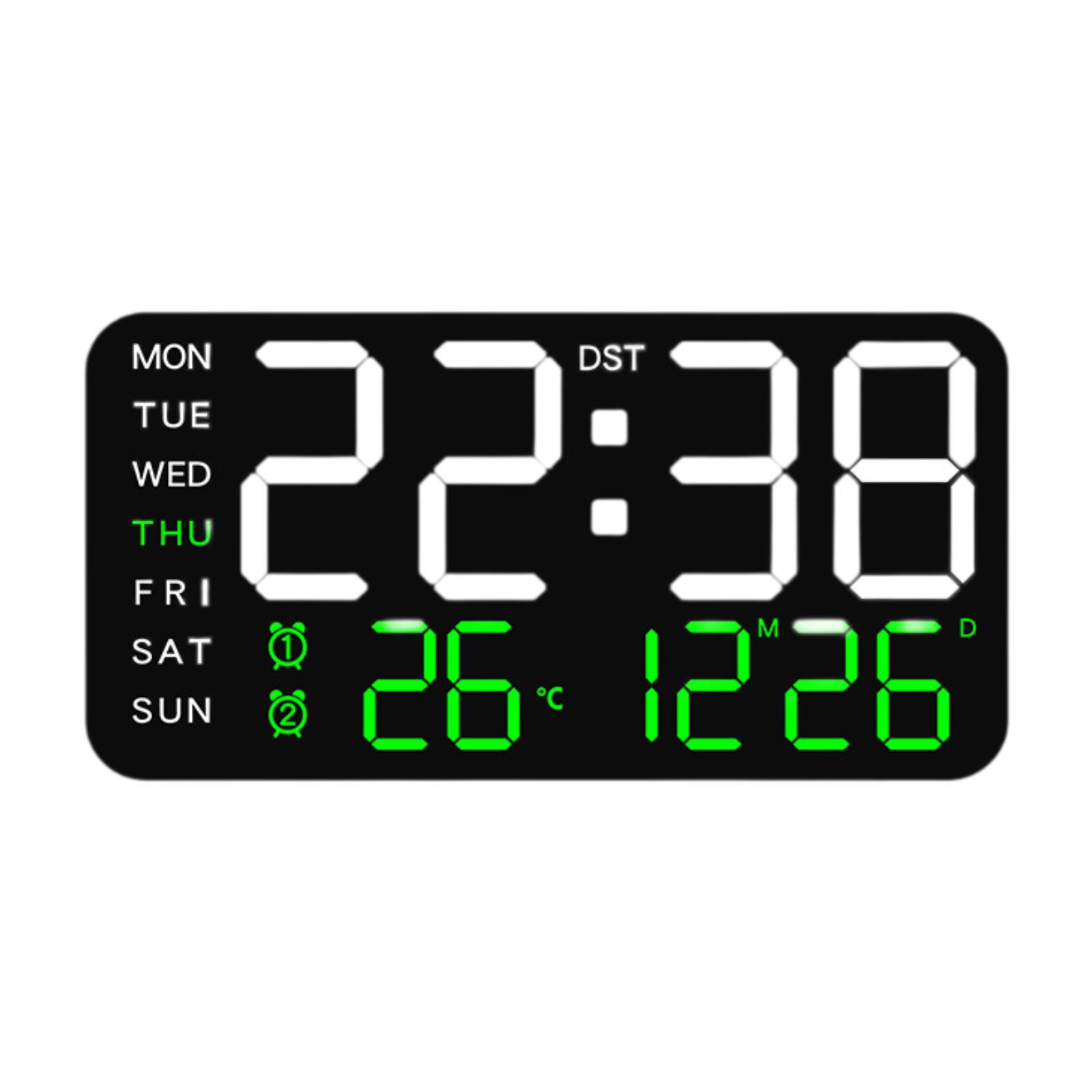 Digital Alarm Clock LED Alarm Clock 5 Adjustable Brightness Large Screen Display Portable Electric Clocks for Bedroom Adults
Digital Alarm Clock LED Alarm Clock 5 Adjustable Brightness Large Screen Display Portable Electric Clocks for Bedroom Adults