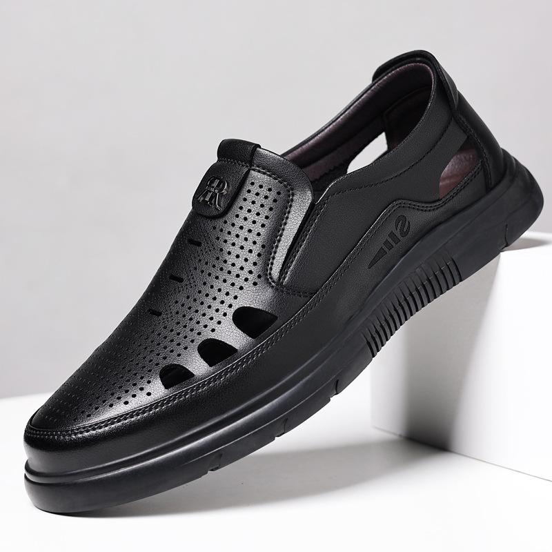 Men s hollow hole shoes men s casual foot cover cool leather shoes dad shoes 2025 summer new sandals 38
Men s hollow hole shoes men s casual foot cover cool leather shoes dad shoes 2025 summer new sandals 38