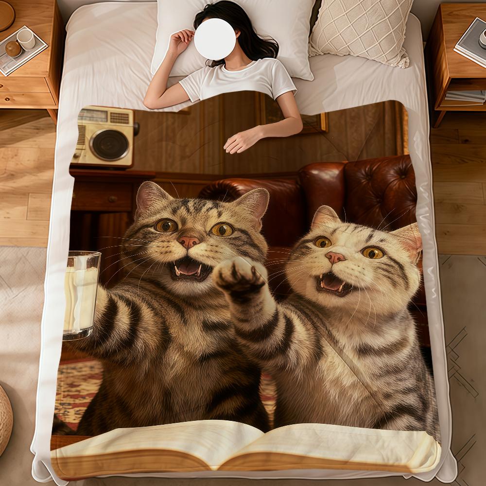 kawaii kitten vintage cute funny cat soft warm plush blanket dormitory sofa living room pet hogar bedroom gift nap home Flannel 75x90cm
kawaii kitten vintage cute funny cat soft warm plush blanket dormitory sofa living room pet hogar bedroom gift nap home Flannel 75x90cm
