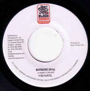 7inch Record VYBZ KARTEL - Mofraudo NONE Black Chiney Re 2007 Jamaica Reggae, Ska & Dub Used
7inch Record VYBZ KARTEL - Mofraudo NONE Black Chiney Re 2007 Jamaica Reggae, Ska & Dub Used