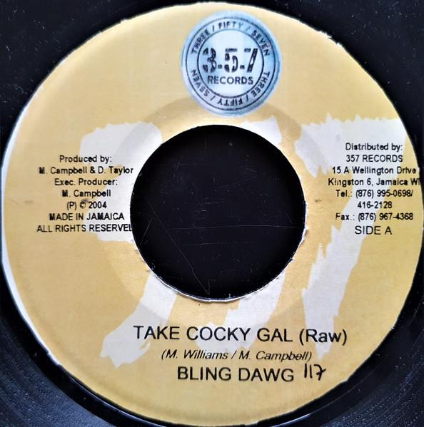 7inch Record BLING DAWG / KIPRICH & ROUND HEAD - Take Cocky Gal / Weed A Mi Life NONE 357 Records 2004 Jamaica Reggae, Ska & Dub Used
7inch Record BLING DAWG / KIPRICH & ROUND HEAD - Take Cocky Gal / Weed A Mi Life NONE 357 Records 2004 Jamaica Reggae, Ska & Dub Used