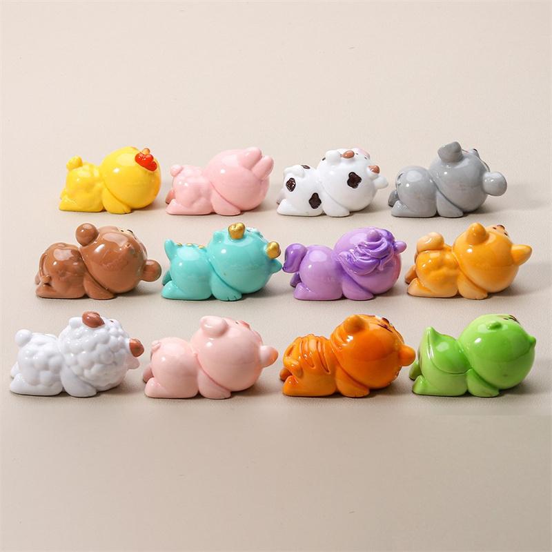 Solid Colour 12 Zodiac Lying Zaizai Mini Figure Desktop Cute Cartoon Decoration Resin Accessories
Solid Colour 12 Zodiac Lying Zaizai Mini Figure Desktop Cute Cartoon Decoration Resin Accessories