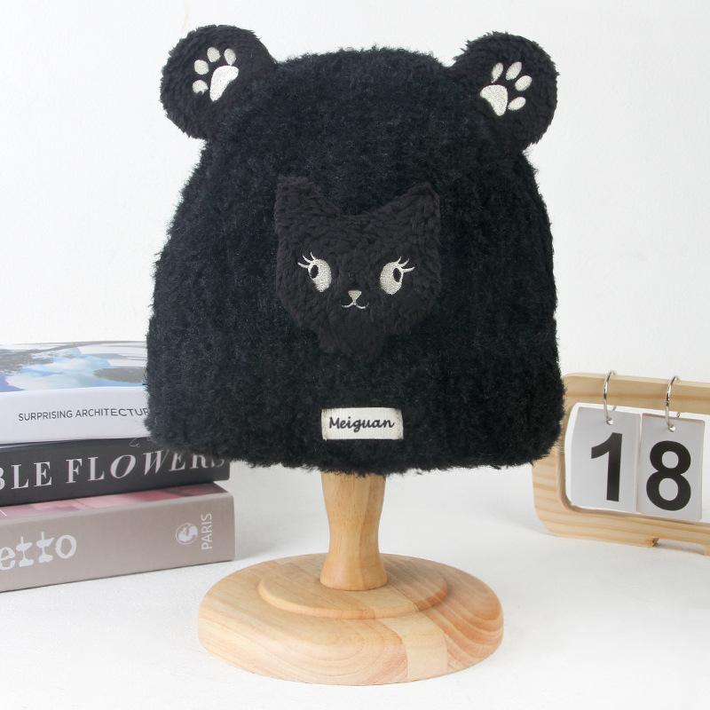 New cute kitten knitted wool hat, plush warm ear protection hat, cold-proof in autumn and winter, bear big ears show face One size fits all чорний
New cute kitten knitted wool hat, plush warm ear protection hat, cold-proof in autumn and winter, bear big ears show face One size fits all чорний