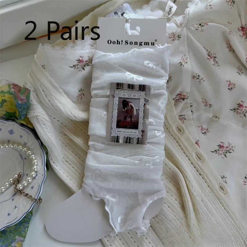 2 Pairs of Children s Summer Short-style Lightweight Lace-trimmed Tights with Ruffles, Ballet-style Mesh Open-weave Platformed Stockings 2 pairs білий
2 Pairs of Children s Summer Short-style Lightweight Lace-trimmed Tights with Ruffles, Ballet-style Mesh Open-weave Platformed Stockings 2 pairs білий