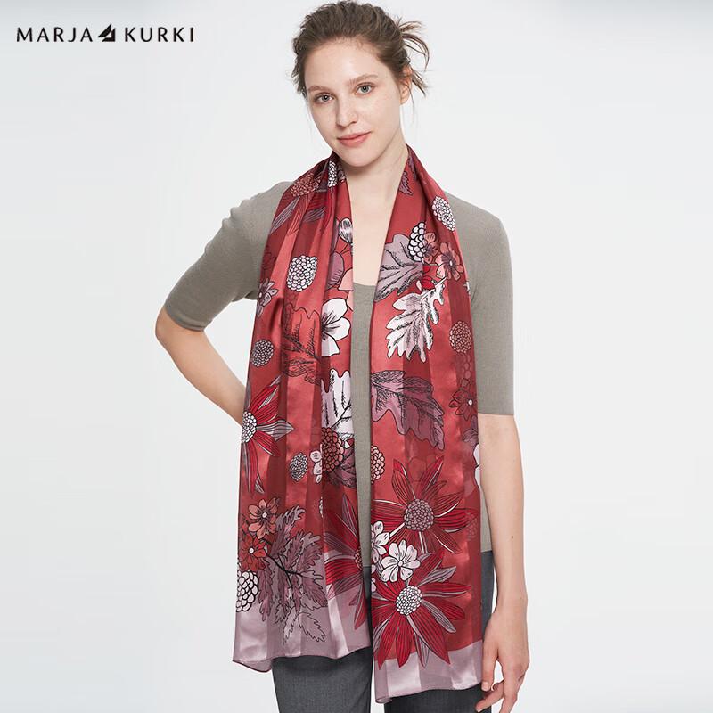MARJA KURKI Деревенский Шарм Длинный Шарф из Шелка Тутового Дерева
MARJA KURKI Деревенский Шарм Длинный Шарф из Шелка Тутового Дерева