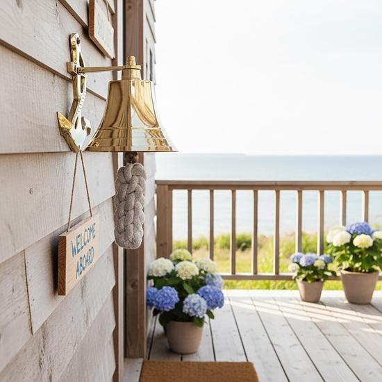 Solid Brass Door Bell with Rope Pull Handmade Entrance Bell for Home Office
Solid Brass Door Bell with Rope Pull Handmade Entrance Bell for Home Office