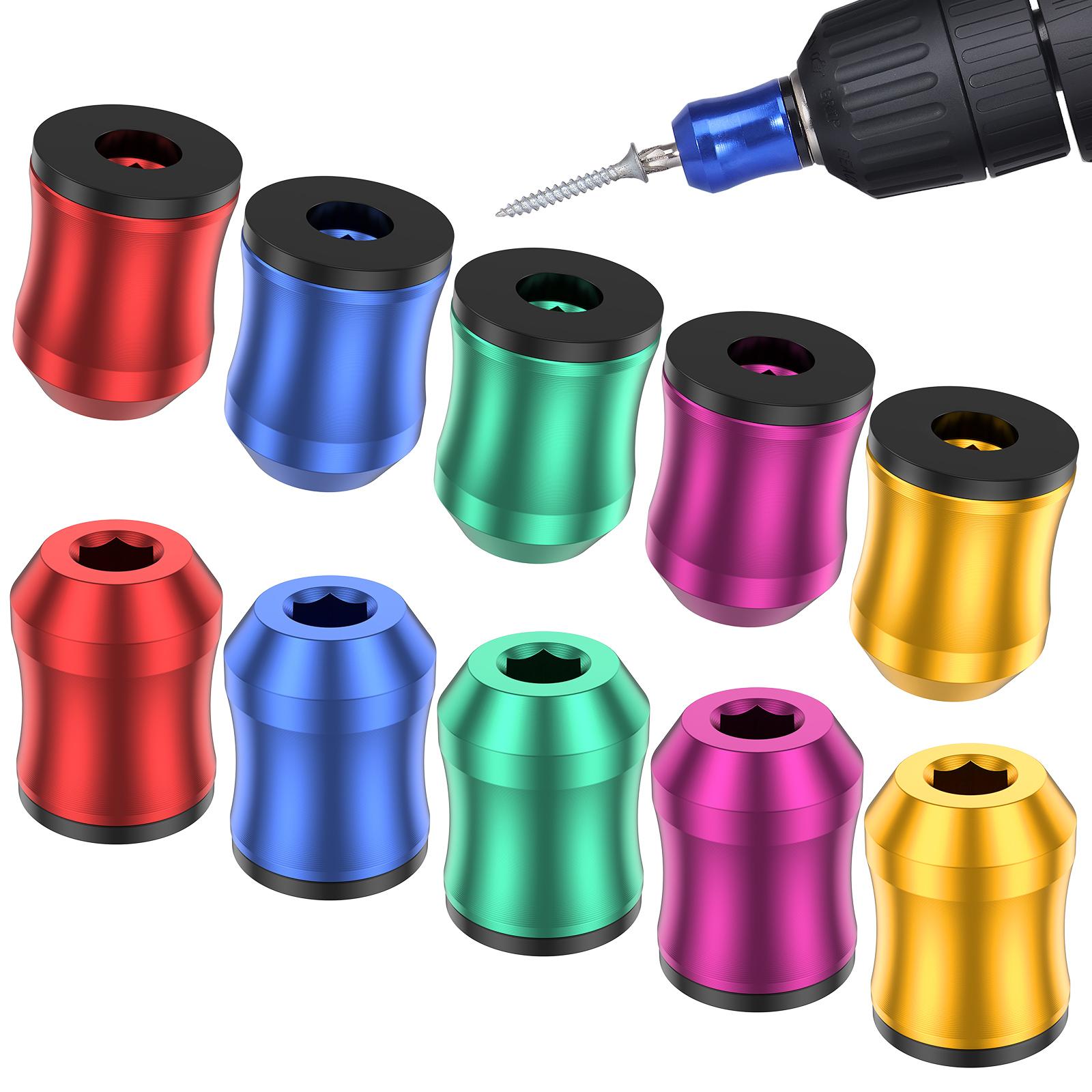 10Pcs Magnetic Ring Alloy Magnetic Ring Screwdriver Bits for Drill 1/4inch/6.35mm Anti-corrosion Strong Magnetizer Drill Bit
10Pcs Magnetic Ring Alloy Magnetic Ring Screwdriver Bits for Drill 1/4inch/6.35mm Anti-corrosion Strong Magnetizer Drill Bit