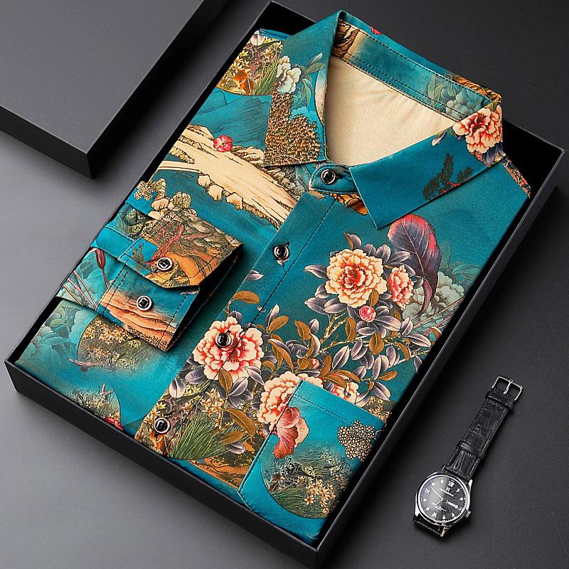 Новая мужская рубашка с длинным рукавом, модная молодежная тонкая рубашка с длинным рукавом с принтом, повседневная рубашка 4XL синий
Новая мужская рубашка с длинным рукавом, модная молодежная тонкая рубашка с длинным рукавом с принтом, повседневная рубашка 4XL синий