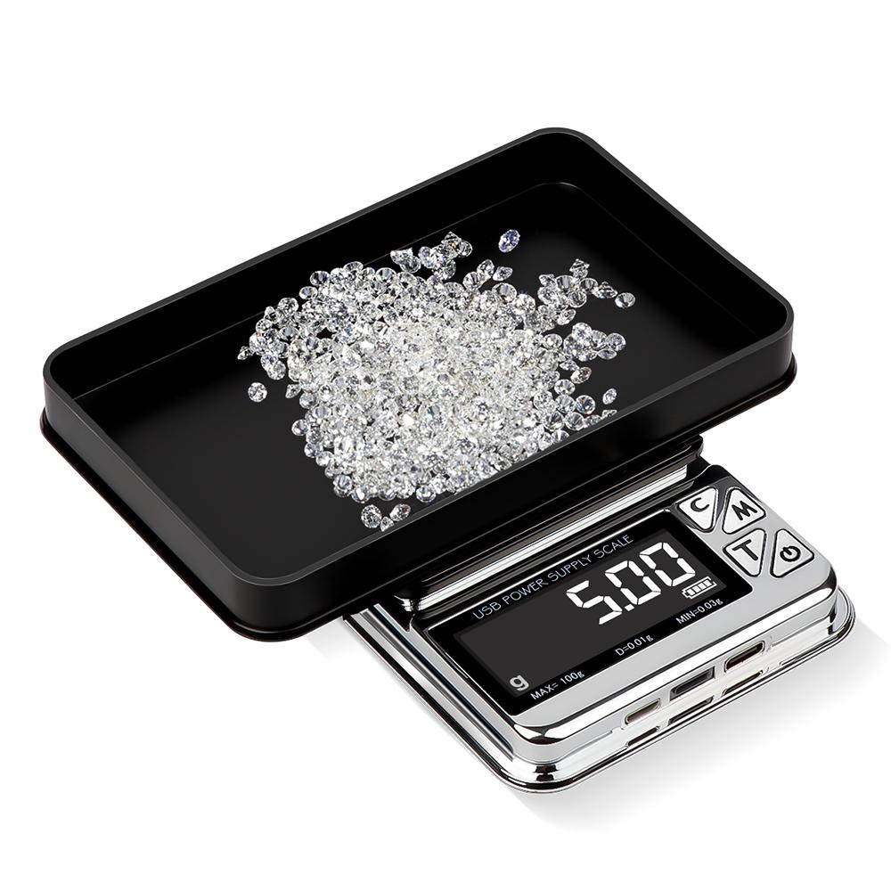 USB-зарядка, нержавеющие цифровые ЖК-дисплеи, высокоточные электронные весы для ювелирных изделий, карманные кухонные весы 100 г/500 г
USB-зарядка, нержавеющие цифровые ЖК-дисплеи, высокоточные электронные весы для ювелирных изделий, карманные кухонные весы 100 г/500 г