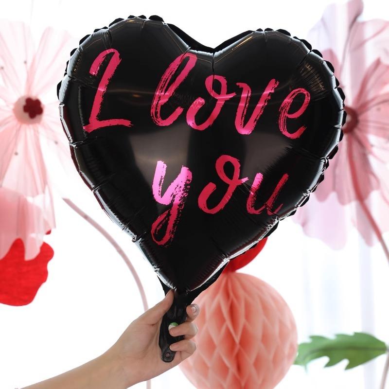 18-Inch Princess, Please Be Happy Every Day, Love Aluminum Film Balloons, Birthday Decoration Scene Arrangement Heart-Shaped Balloons 18 inch ILOVEYOU love, black
18-Inch Princess, Please Be Happy Every Day, Love Aluminum Film Balloons, Birthday Decoration Scene Arrangement Heart-Shaped Balloons 18 inch ILOVEYOU love, black