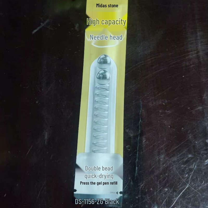 Stone Point Silent Control Dual-Bead Retract Neutral Pen, 0.5mm Black, Quick-Dry Water-Based Ink (0195) 0.5mm
Stone Point Silent Control Dual-Bead Retract Neutral Pen, 0.5mm Black, Quick-Dry Water-Based Ink (0195) 0.5mm