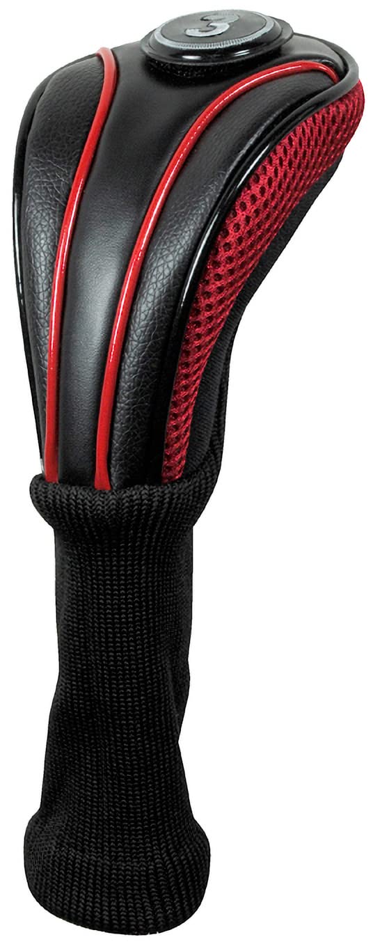 LEZAX Utility Headcover Black x Red TEE-OFF TOHC-6553
LEZAX Utility Headcover Black x Red TEE-OFF TOHC-6553