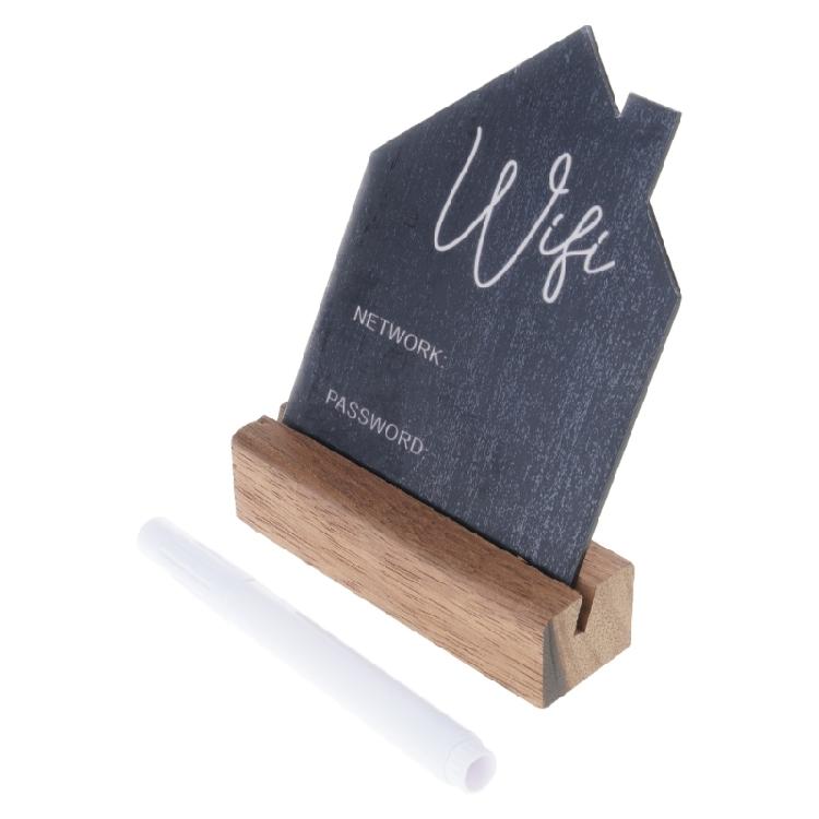 Дерев яна табличка-знак для столу з/без стирального маркера, дошка в стилі крейдяної дошки 1
Дерев яна табличка-знак для столу з/без стирального маркера, дошка в стилі крейдяної дошки 1