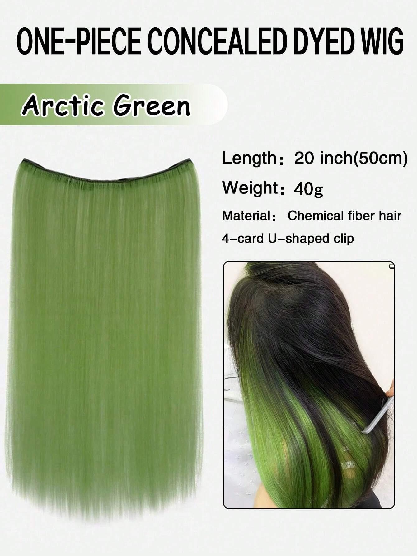1pc Approx. 20 Inch Long Straight Synthetic Clip-In Hair Extensions, Color-Dyed Natural Looking Braids Hair Piece For Women
1pc Approx. 20 Inch Long Straight Synthetic Clip-In Hair Extensions, Color-Dyed Natural Looking Braids Hair Piece For Women