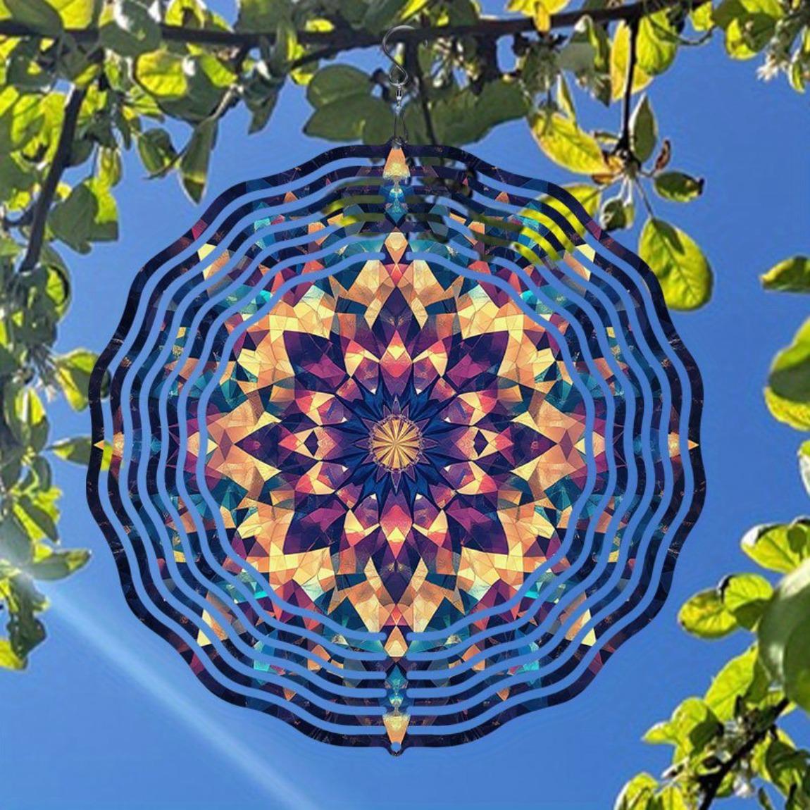Vibrant Kaleidoscope Wind Chime Outdoor Garden Decor Durable Metal Hanging Art for Yard Party Patio Decoration No Battery Needed 3D Elegant Design
Vibrant Kaleidoscope Wind Chime Outdoor Garden Decor Durable Metal Hanging Art for Yard Party Patio Decoration No Battery Needed 3D Elegant Design