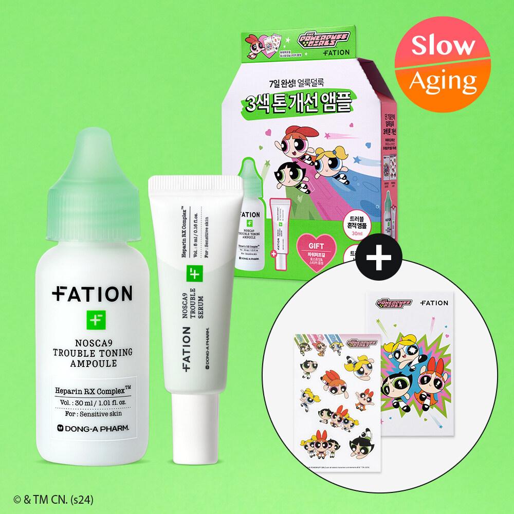 FATION Nosca9 Trouble Toning Ampoule 30 мл, специальный набор (+Проблемная сыворотка 5мл) (Издание Power Girls)
FATION Nosca9 Trouble Toning Ampoule 30 мл, специальный набор (+Проблемная сыворотка 5мл) (Издание Power Girls)