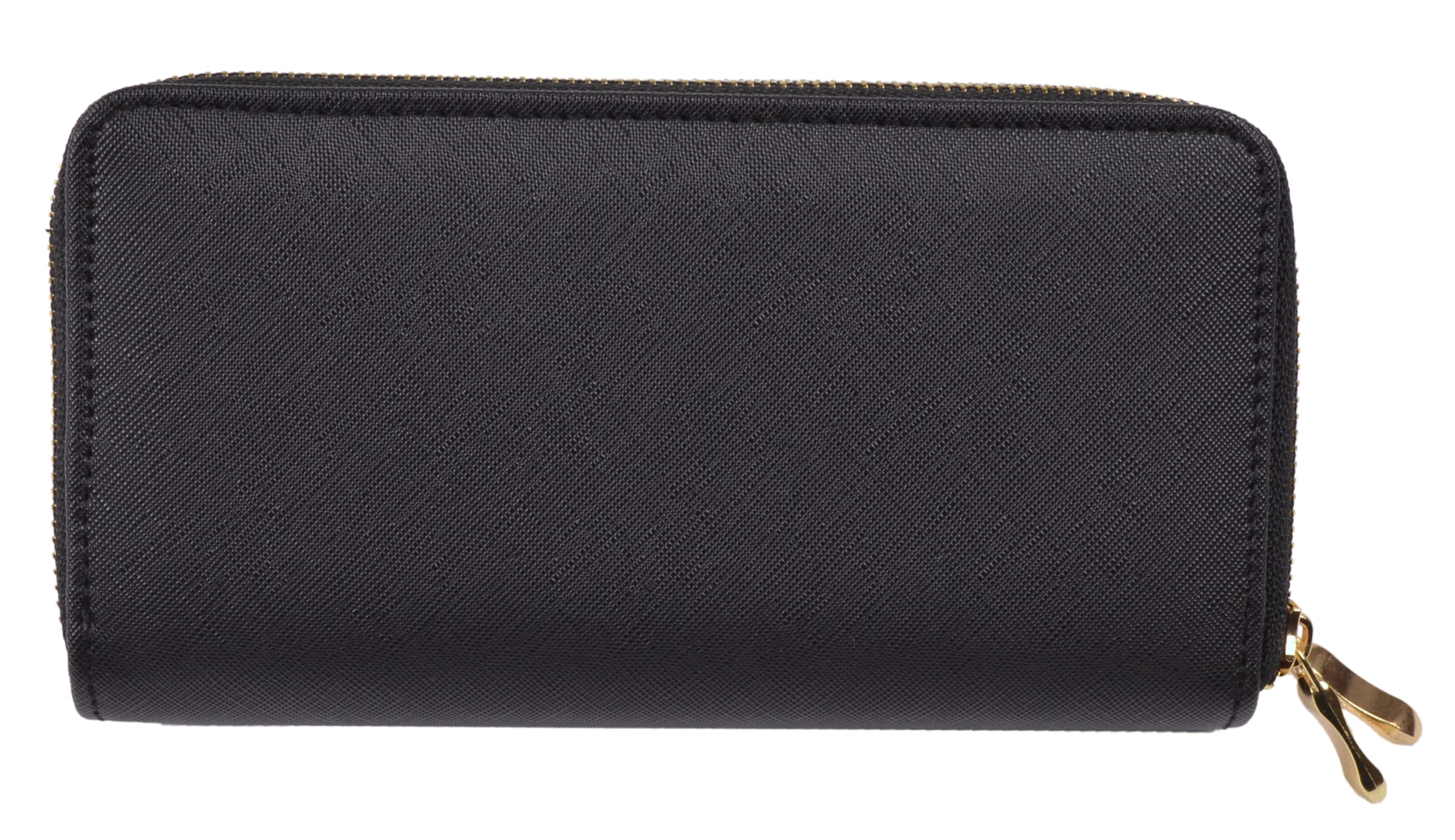 Double-zip around-around long wallet, synthetic leather, black, women s wallet with coin purse and card slots, wa-1404-03-bk
Double-zip around-around long wallet, synthetic leather, black, women s wallet with coin purse and card slots, wa-1404-03-bk
