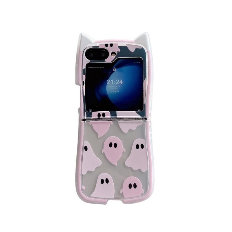 Funny Cute Cartoon Ghost Cat Ear Phone Case For Samsung Galaxy Z Flip 7 3 4 5 6 ZFlip6 ZFlip5 Cover with Ring Chain Cases Capa For Z Flip 7
Funny Cute Cartoon Ghost Cat Ear Phone Case For Samsung Galaxy Z Flip 7 3 4 5 6 ZFlip6 ZFlip5 Cover with Ring Chain Cases Capa For Z Flip 7